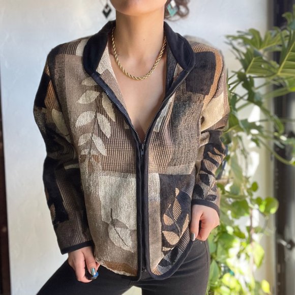 🏷 Sold | Floral Patchwork Jacket - Picture 2 of 9